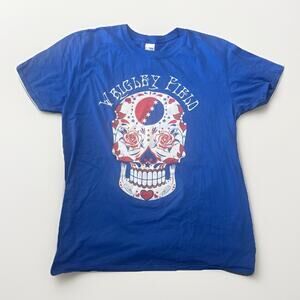 RARE Wrigley Field Grateful Dead Sugar Skull T-Shirt Jam Band , Large